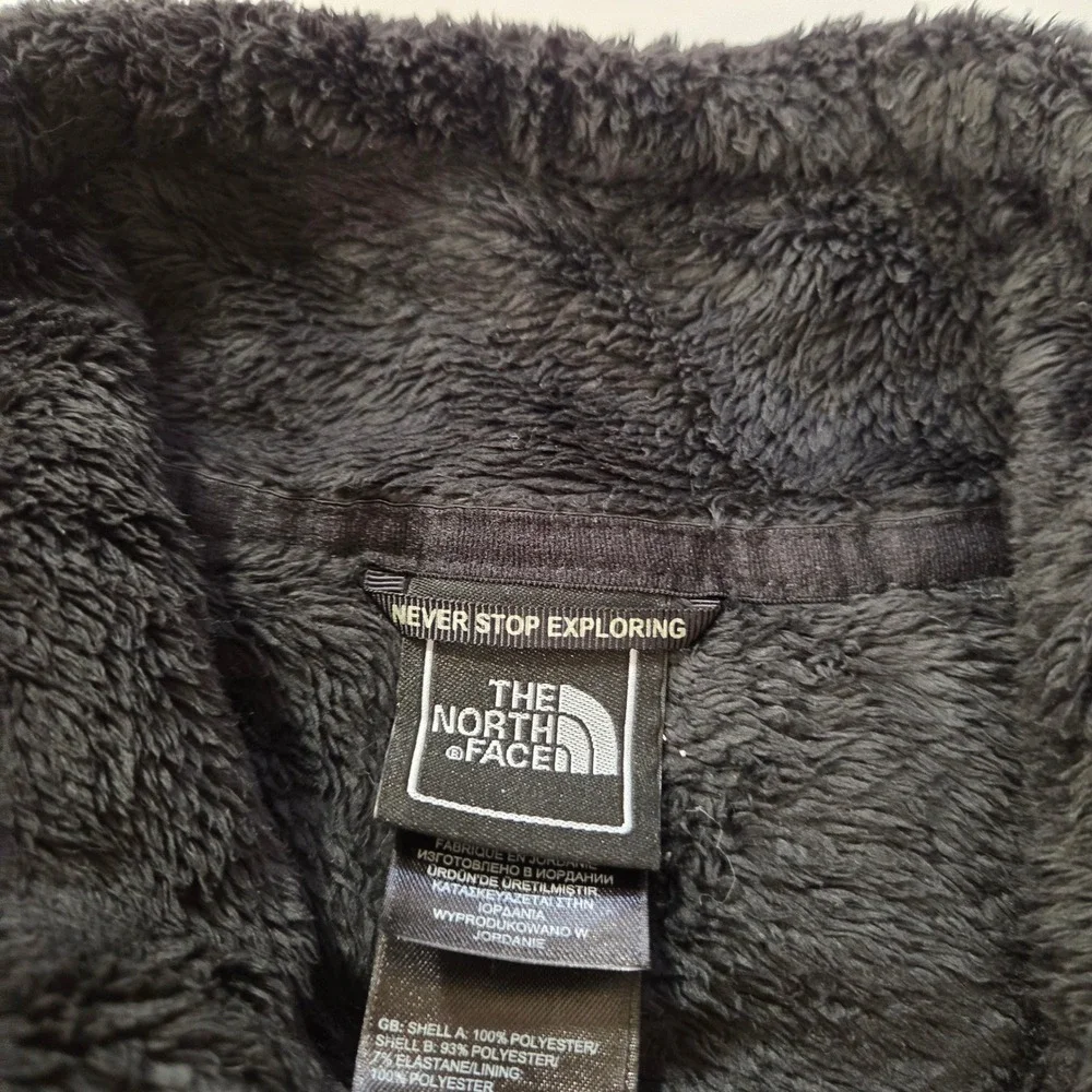 The North Face Womens Osito Hybrid Full Zip Fleece Vest Black Small